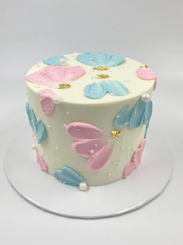 6" Gender reveal Sugar Shaker Bakery