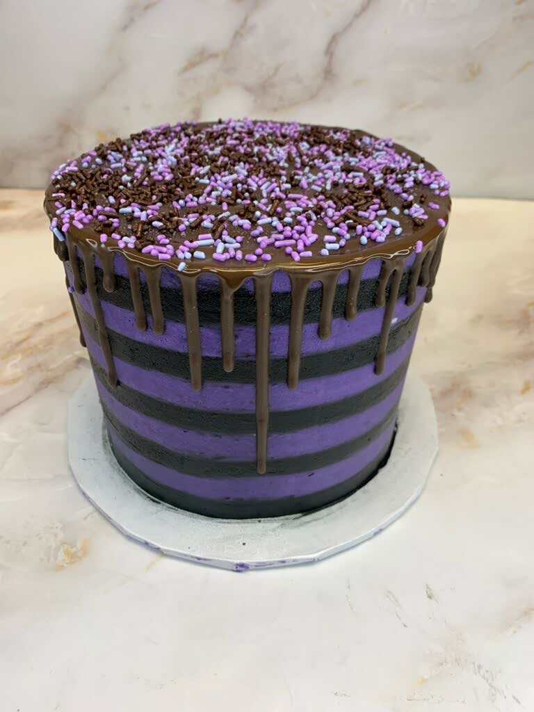 SImple Addams cake (6" Feeds 10) Sugar Shaker Bakery Home